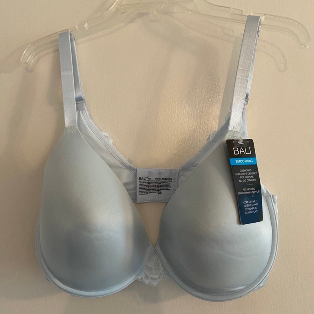 Bali Sky Blue Smoothing Bra 36D